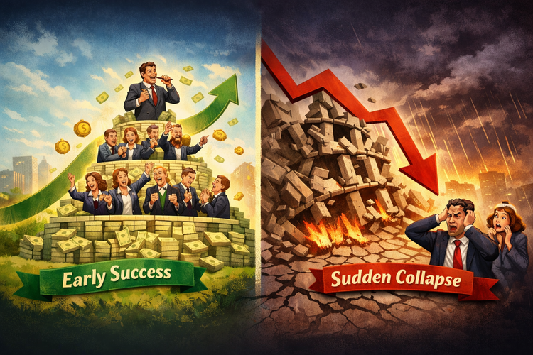 Ponzi schemes as a demonstration of out-of-distribution generalization